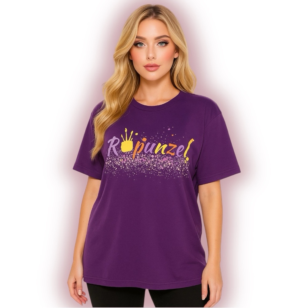 Preloved! Disney Tangled Princess Rapunzel T- Shirt (Unisex Large)